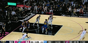 热火负于掘金，约基奇独得全场最高分