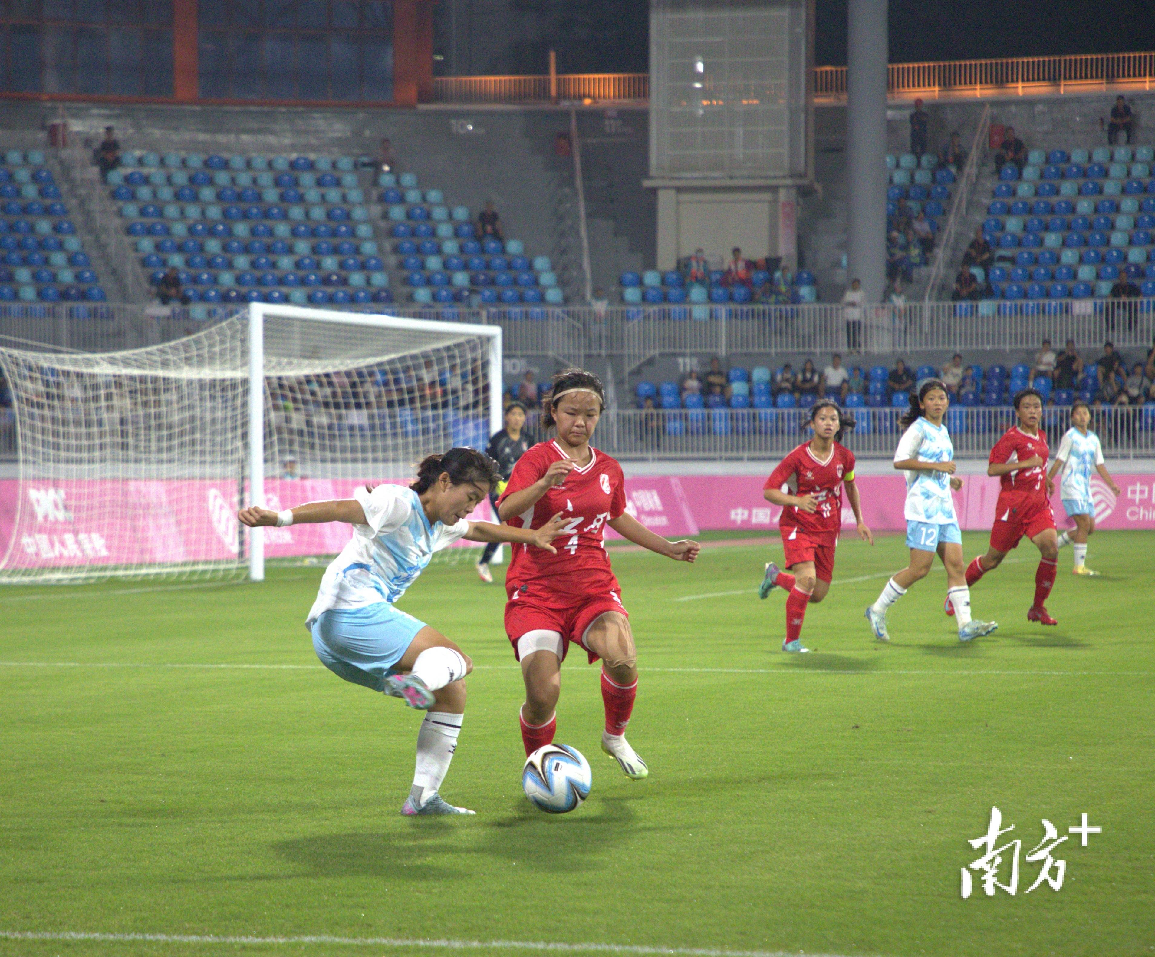 世界杯预选赛中国女足豪取四连胜
